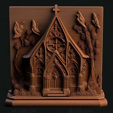 3D model church (STL)